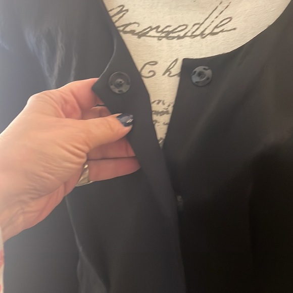 Poleci Black long jacket  Dress Size Small Medium Sz 6.🎉 - Picture 9 of 17